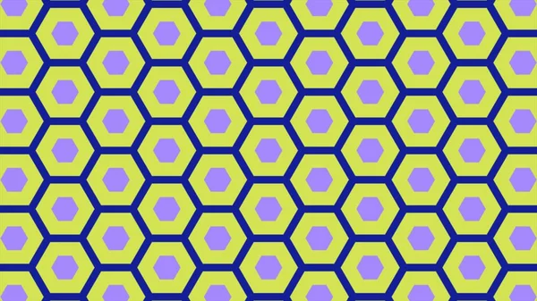 Abstract background of same color  hexagon and different surrounding rings. Illustration abstract hexagon background.