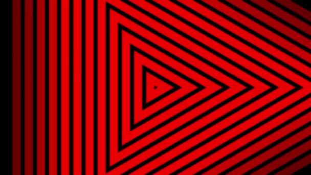 Hypnotiska Färg Byte Geometriska Former Sömlös Loop Animation Bakgrund Illusion — Stockvideo