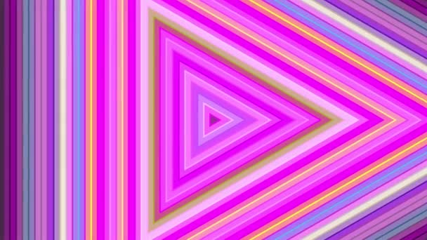 Hypnotiserende Kleur Zeshoeken Naadloze Loops Animatie Achtergrond Wijzigen Illusie Achtergrond — Stockvideo