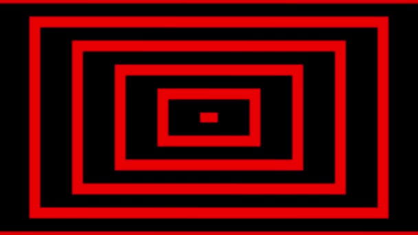 Hypnotique couleur changeant hexagones sans couture boucle animation fond. Fond d'illusion, fond psychédélique 