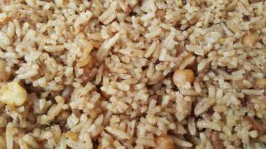 Basmati pirinç pilav veya chana veya sebze rice ile pulav