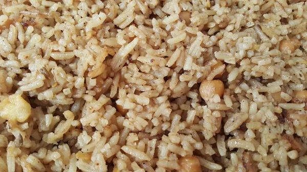 Basmati Reis Pulao Oder Pulav Mit Chana Oder Gemüsereis — Stockfoto