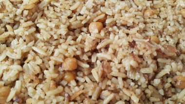 Basmati pirinç pilav veya chana veya sebze rice ile pulav