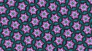 Renkli altıgenin soyut arkaplanı ve farklı çevre halkaları. Soyut altıgen arkaplanı. 