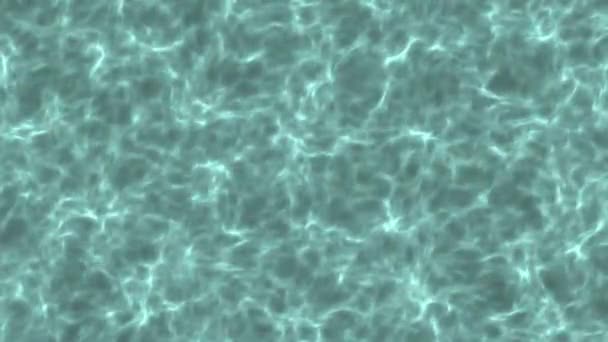 Transparent bleu verdâtre eau ondulée fond de mouvement de surface — Video