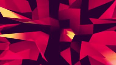 Renkli üçgen sorunsuz döngü mümkün hareket arka plan