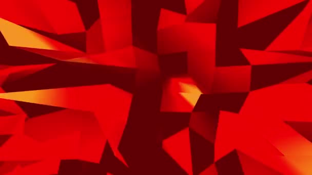 다채로운 삼각형 원활 루프 가능한 모션 배경 — 비디오