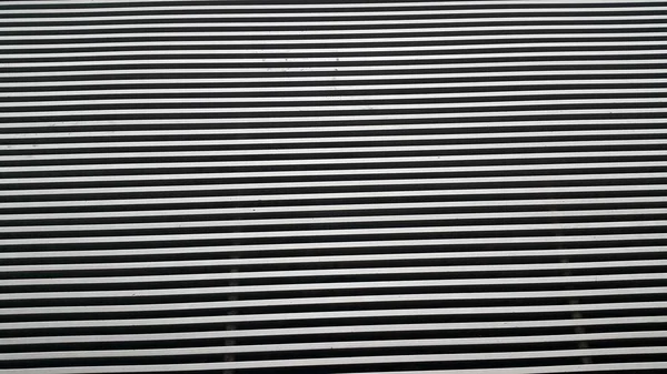 Close up view of metal stripes background of interior walls and floor texture. — Stock Photo, Image