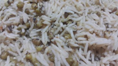 Basmati Pirinç Pulao ya da Chana ile sebzeli, ya da sebze pirinç çanak