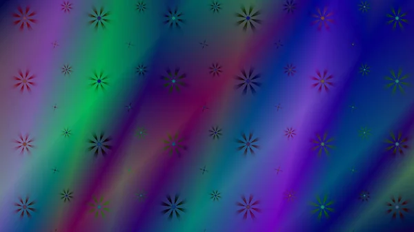 Gradient color abstract light background with glittery colored shiny bokeh stars.