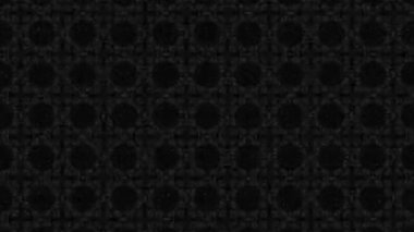 Kaleidoscope siyah arka planda değişen şekiller dumanlı animasyon ile
