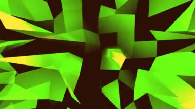 Renkli üçgen sorunsuz döngü mümkün hareket arka plan