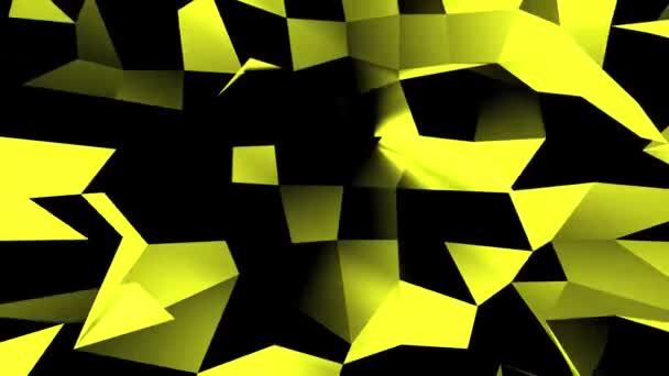다채로운 삼각형 원활 루프 가능한 모션 배경 — 비디오