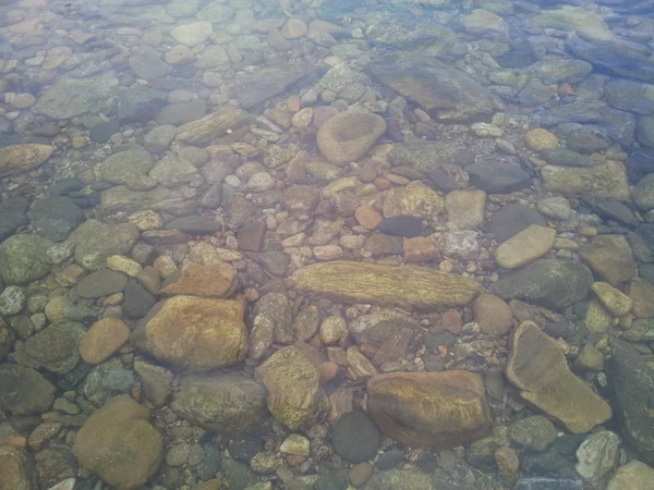 배경과 질감을 위한 복사 공간이 있는 투명 한 물 표면 — 스톡 사진