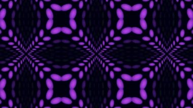 4k Uhd Kaleidoscope sıra desenleri soyut çok renkli hareketli grafik arka plan.