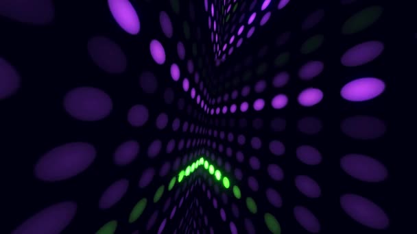 Abstracte Beweging Achtergrond Met Loop Able Animatie Kleurrijke Willekeurige Bewegende — Stockvideo