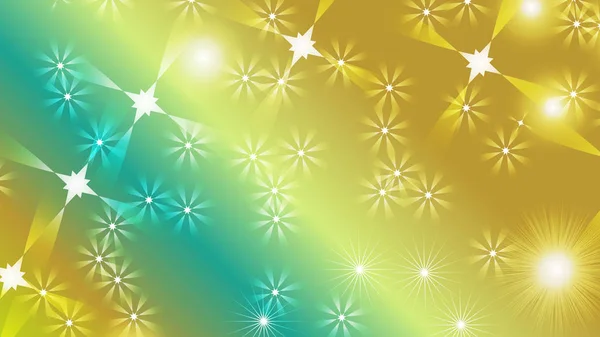 Zwarte abstracte lichte achtergrond met Glitterende gekleurde glanzende bokeh sterren. — Stockfoto