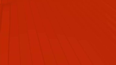 Turuncu renkli çizgili satırların 4k 3d animasyon dalgalandırma oluşturmak için sallayarak ve daha sonra tekrarlanabilir bir animasyon yapmak için yumuşatma.