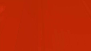 Turuncu renkli çizgili satırların 4k 3d animasyon dalgalandırma oluşturmak için sallayarak ve daha sonra tekrarlanabilir bir animasyon yapmak için yumuşatma.