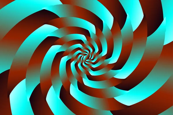 Latar belakang fraktal geometri tak terbatas dari teka-teki spiral jigsaw — Stok Foto