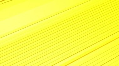Sarı renkli çizgili satırların 4k 3d animasyon dalgalı oluşturmak için sallayarak ve daha sonra tekrarlanabilir bir animasyon yapmak için yumuşatma.
