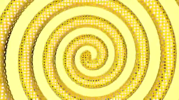 Hypnotiserende Draai Spiraal Naadloze Loop Animatie — Stockvideo