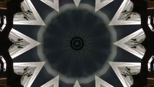 Uhd Kaléidoscope Séquences Motifs Abstraits Multicolores Fond Graphique Mouvement — Video