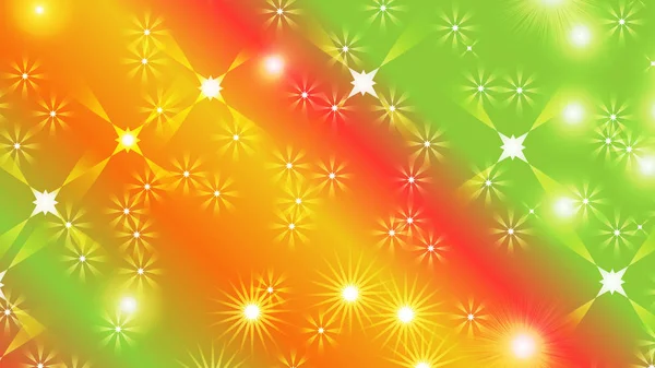 Zwarte abstracte lichte achtergrond met Glitterende gekleurde glanzende bokeh sterren. — Stockfoto