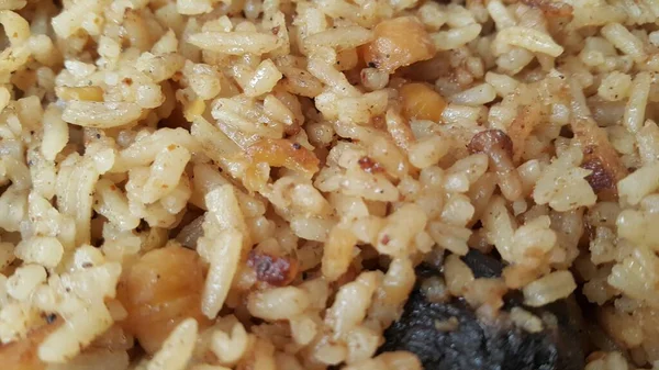 Riso Basmati Pulao o pulav con chana, o riso vegetale — Foto Stock