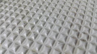 yer karoları gri renk güzel 3d geometrik şekiller in closeup görünümü