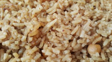 Basmati pirinç pilav veya chana veya sebze rice ile pulav