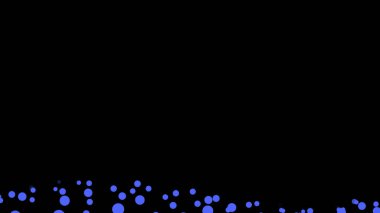 Parlak renkli parlak bokeh küreleri olan siyah soyut doku arka planı. Pankart, pankart ve tebrik kartları için siyah zemin üzerinde ışıltılı parçacıklar parlıyor.