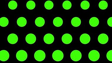 Yeşil daireler hareketli arka plan pürüzsüz döngü
