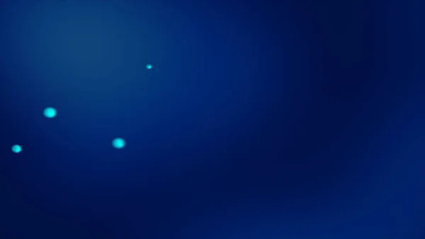 Темно Синій Фон Боке Розмитими Сяючими Блакитними Сферами Нефокусований Синій — стокове фото