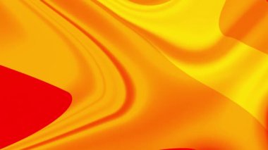 Renkli Dalgalı Yansıma Yüzey Macro. Soyut animasyon çok renkli, dalgalı, pürüzsüz bir arkaplan. Renkli Sıvı Soyutlama Akışı.