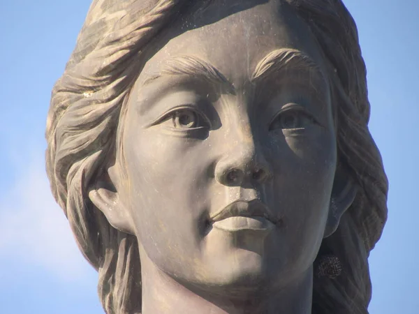 Estatua Soyanggang Cheonyeo Virgen Chuncheon Corea Del Sur Sep 2020 — Foto de Stock