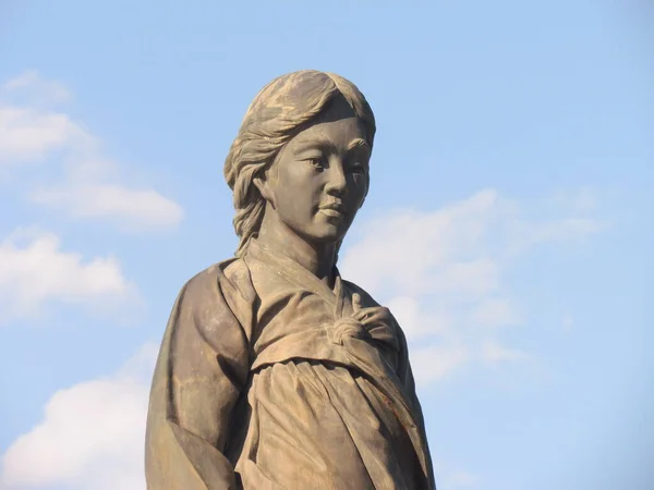 Die Statue Von Soyanggang Cheonyeo Jungfrau Chuncheon Südkorea Sep 2020 — Stockfoto