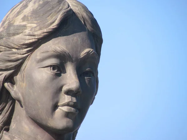 Statua Soyanggang Cheonyeo Vergine Chuncheon Corea Del Sud Set 2020 — Foto Stock