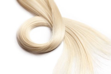 Lüks düz parlak sarışın saç tatlı