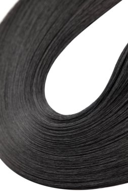 Closeup lüks düz parlak saç