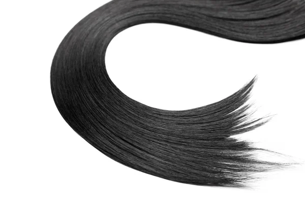 Closeup Luxurious Straight Glossy Hair — Stock Photo, Image