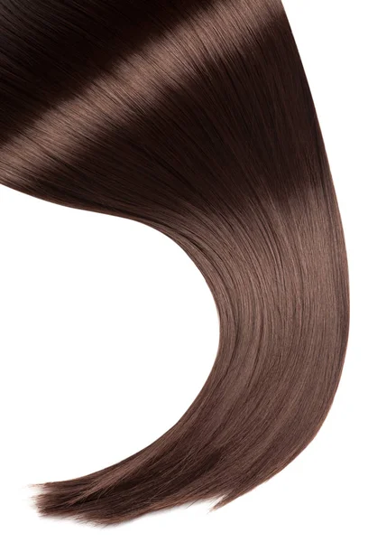 Detailní Záběr Luxusní Přímo Lesklé Vlasy — Stock fotografie