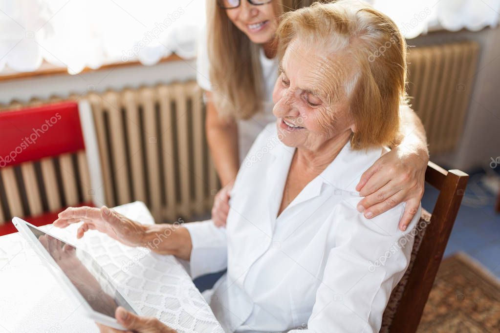 Providing care and support for elderly 