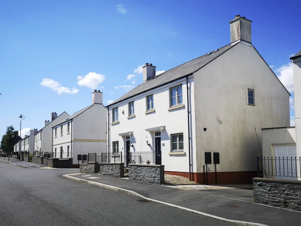 Swansea Reino Unido Junio 2019 Nuevas Casas Unifamiliares Grandes Construidas — Foto de Stock