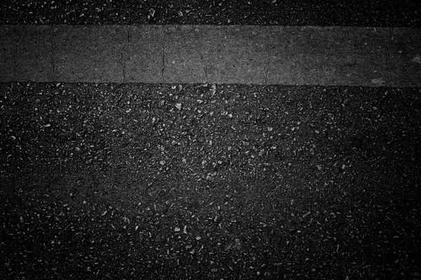 黒いアスファルトの道路のテクスチャ背景 ヴィンテージ — ストック写真