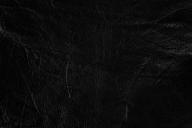 siyah deri doku arkaplanı.