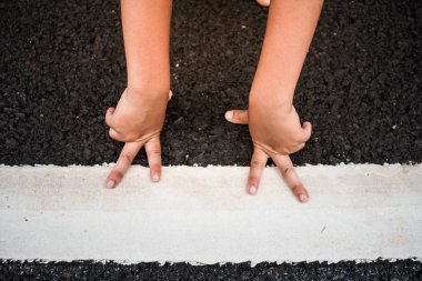 Çocuklar sokakta çalıştırmak hazır olun.