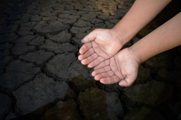 Escasez Agua Sequía Cerca Concepto Sequía — Foto de Stock