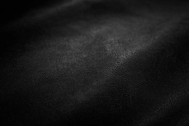 siyah deri doku arkaplanı.