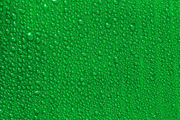 Water Drops Green Banana Leaf Background — Stock Photo, Image